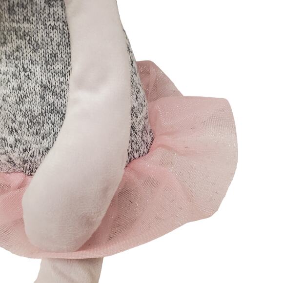 Elephant Ballerina Pink Sparkle Plush 20 Inch Elephant Ballerina Plush Toy Stuff - Picture 4 of 12